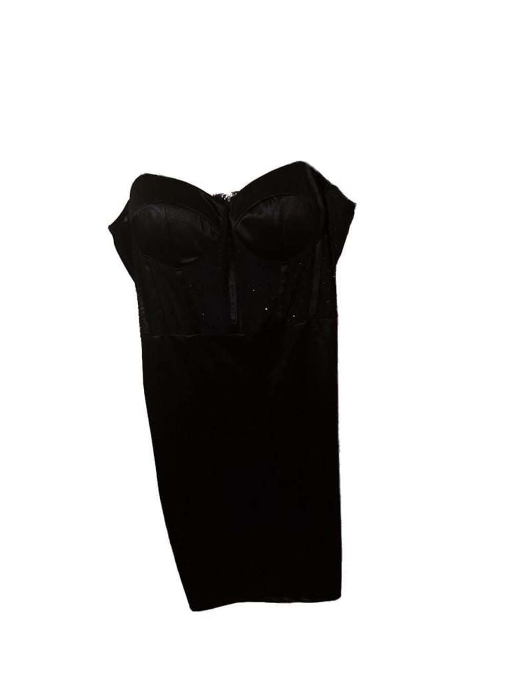 Talent Black Corset Glitter Bodycon Mini Dress Size 2XL
